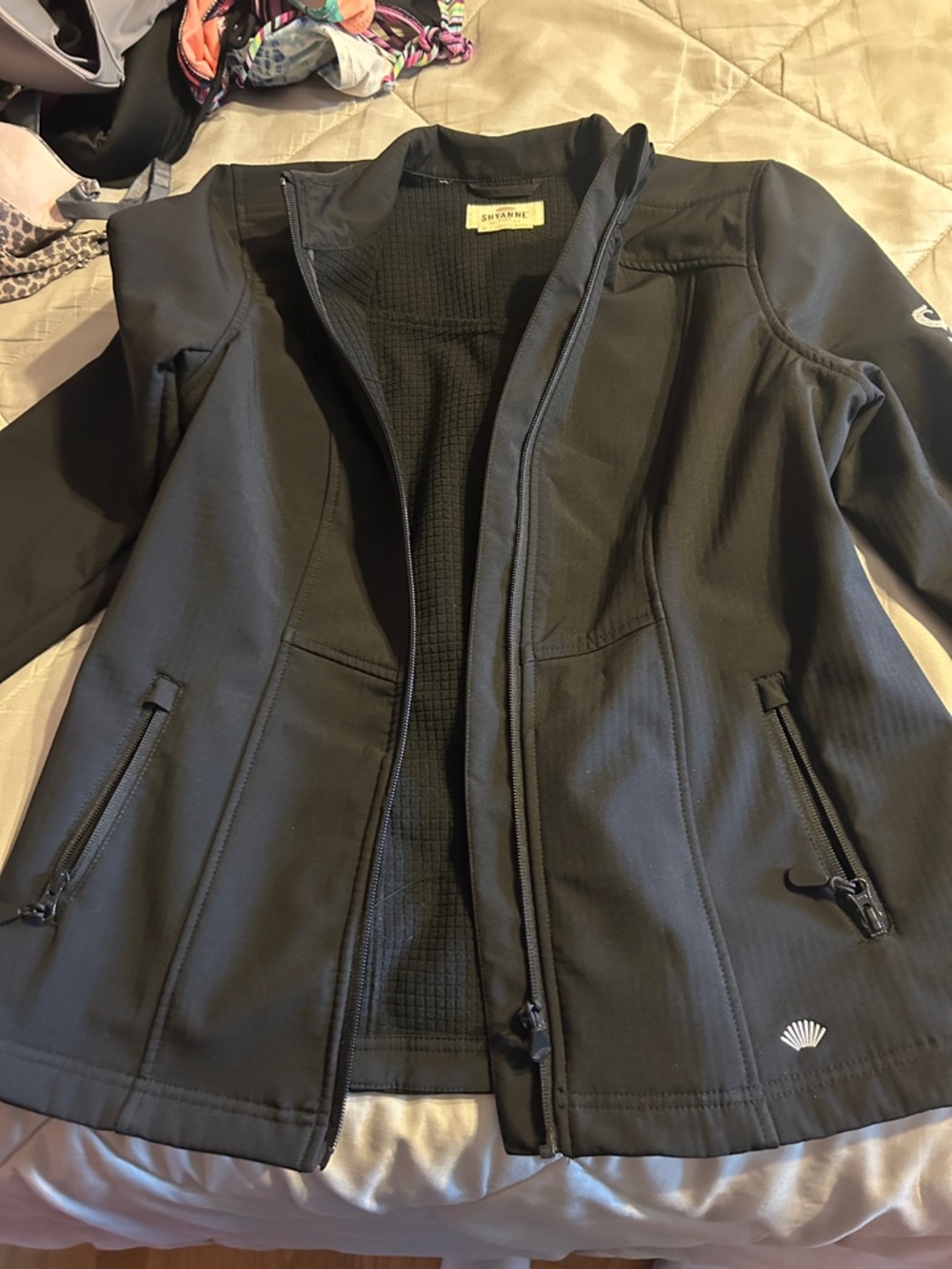 Shyanne Black Utility Softshell Jacket